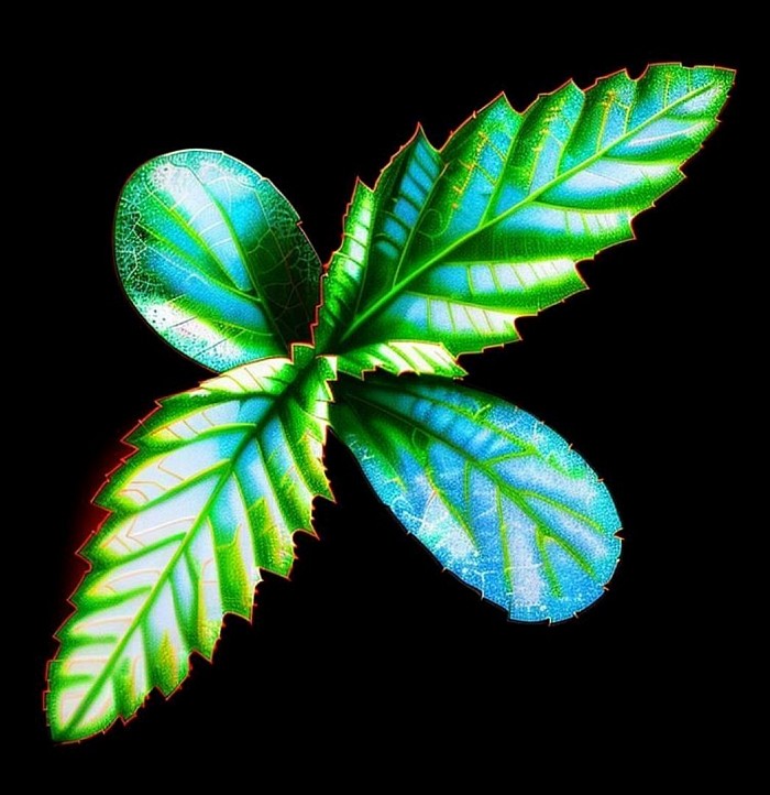 Hemp sprout art